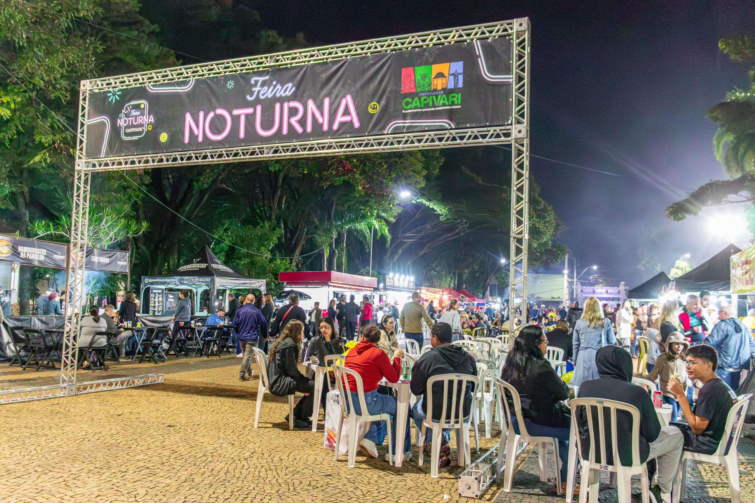 Feira Noturna celebra 3 anos com edição especial de aniversário no dia 2 de julho em Capivari