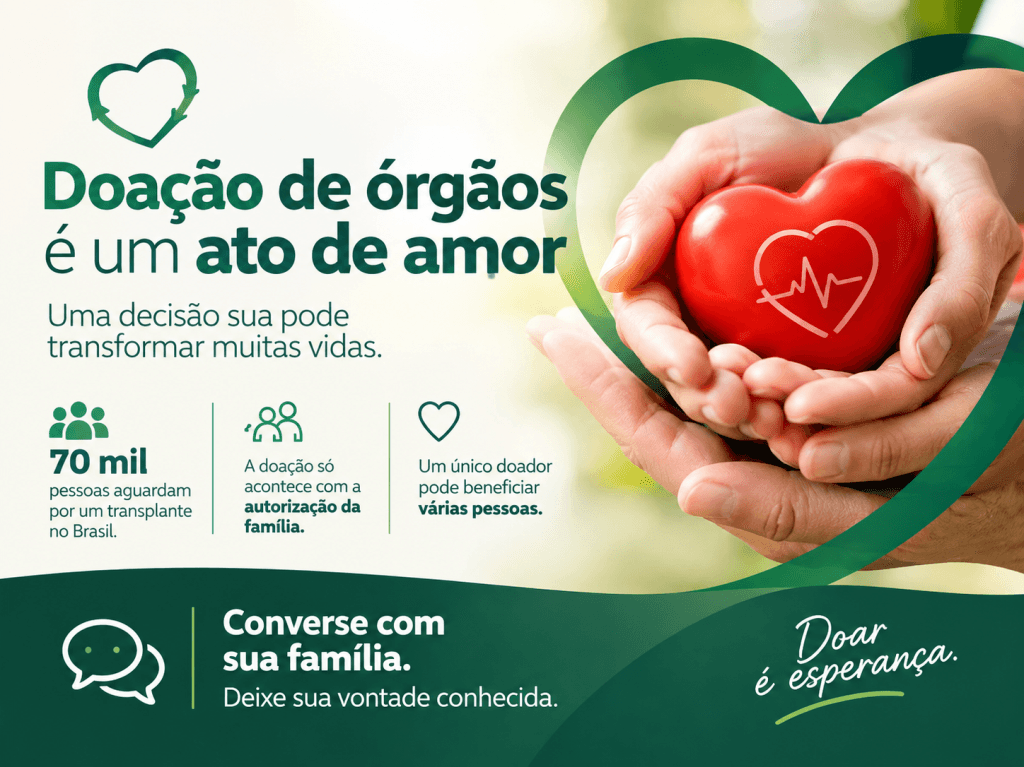 Doação de órgãos: o amor que salva vidas