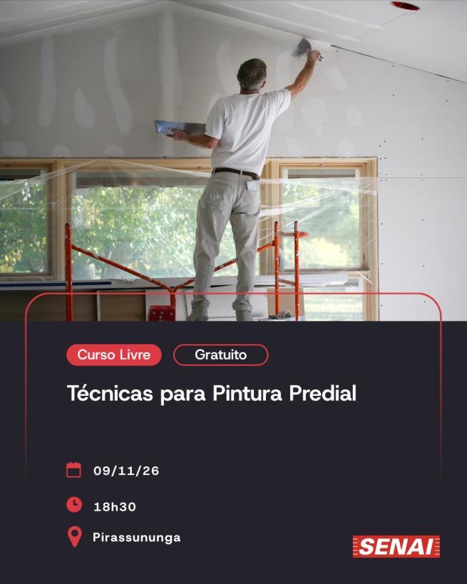 Curso de pintura predial gratuito