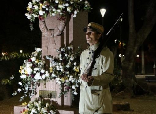 Homenagem ao herói lemense Newton Prado