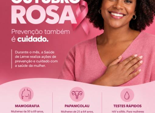 Outubro Rosa – Mês de Conscientização sobre o Câncer de Mama